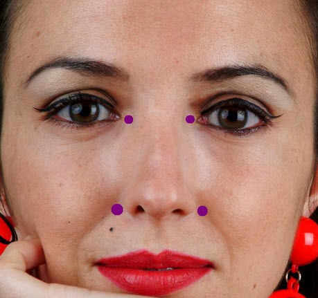 Facial Rejuvenation Cosmetic Acupuncture Points Chart