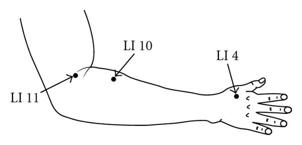 Arm Pressure Points Chart