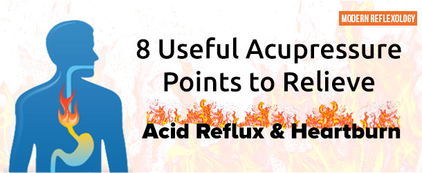 Acupressure Points to Treat Gastric acid reflux and Heartburn