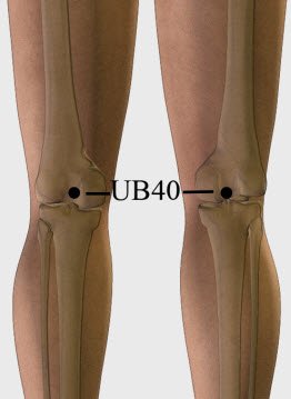 UB 40 acupressure point