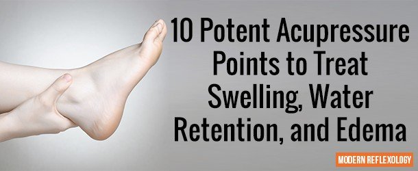 10 Potent Acupressure Points to Treat Swelling, Water Retention, and Edema
