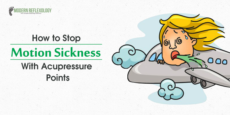 Treating Motion sickness with acupressure points